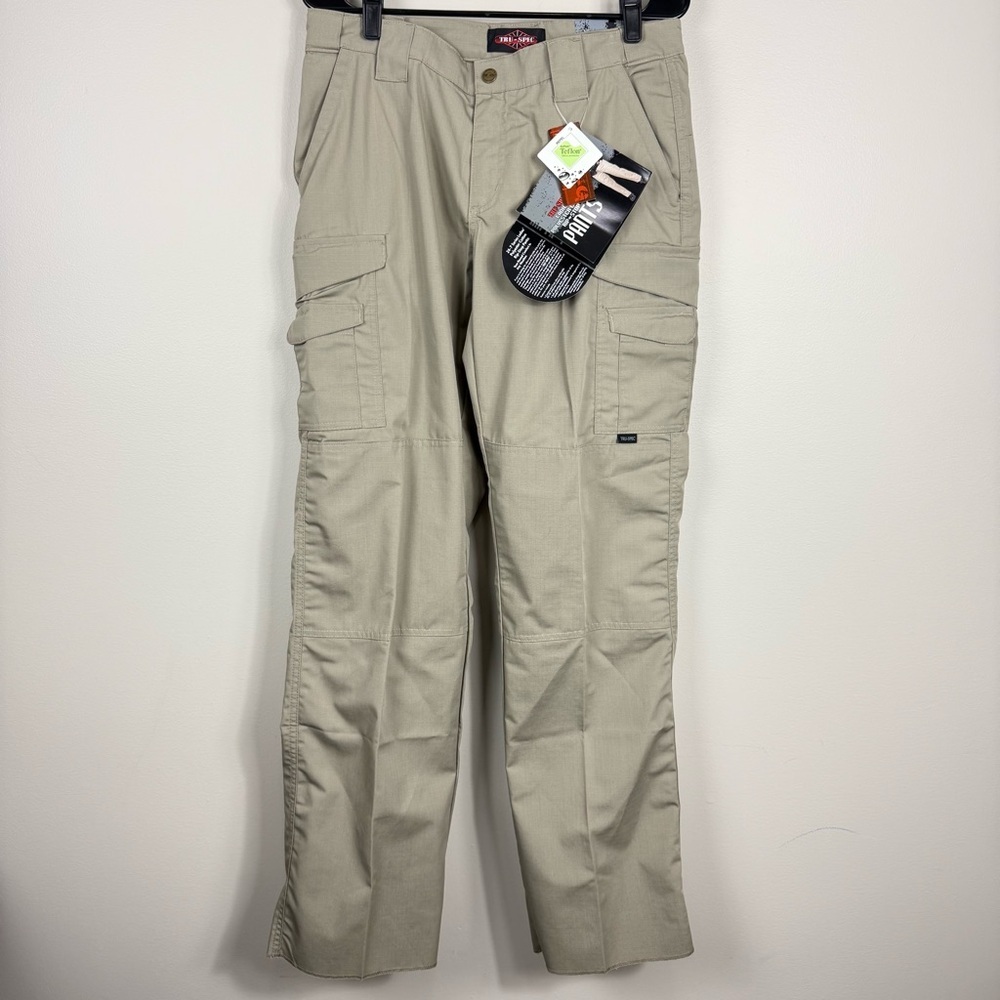 Tru Spec Pants Womens 8 Tan Khaki 24 7 Cargo Pockets Performanc Outdoor Tactical